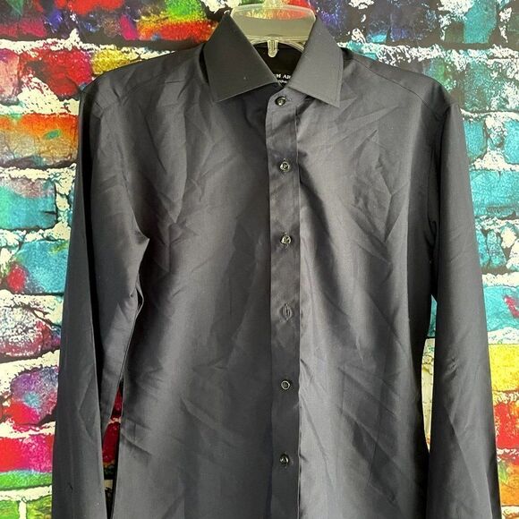 Emporium Armani Long Sleeve Button Down Shirt Blouse Size Medium - Picture 3 of 6